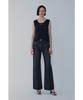 Bobeu Lettering Sleeveless Knit Pullover_Black 7156250003