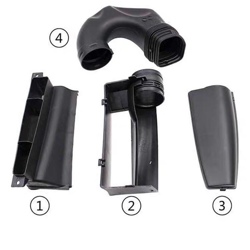 1K0129618AN 1K0805962E 1K0805965J 3C0805971A For VW CC Passat B6 Sharan Tiguan Air Conditioning Intake System Duct Pipe Set чёрный