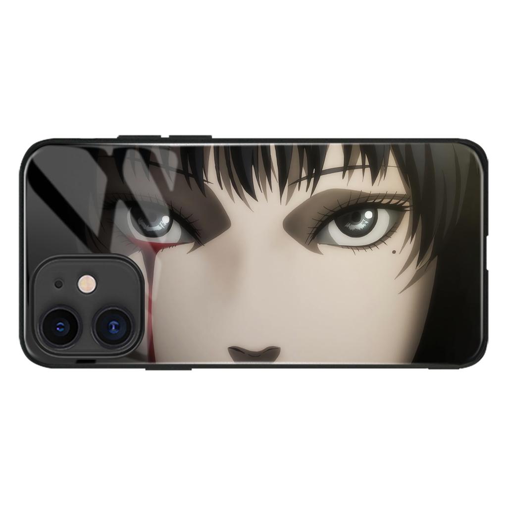 Lesklý skleněný kryt na telefon Junji Ito Tomie Kawakami Anime Manga pro iPhone SE 6s 7 8 Plus X Xr Xs 11 12 13 Mini Pro Max Samsung