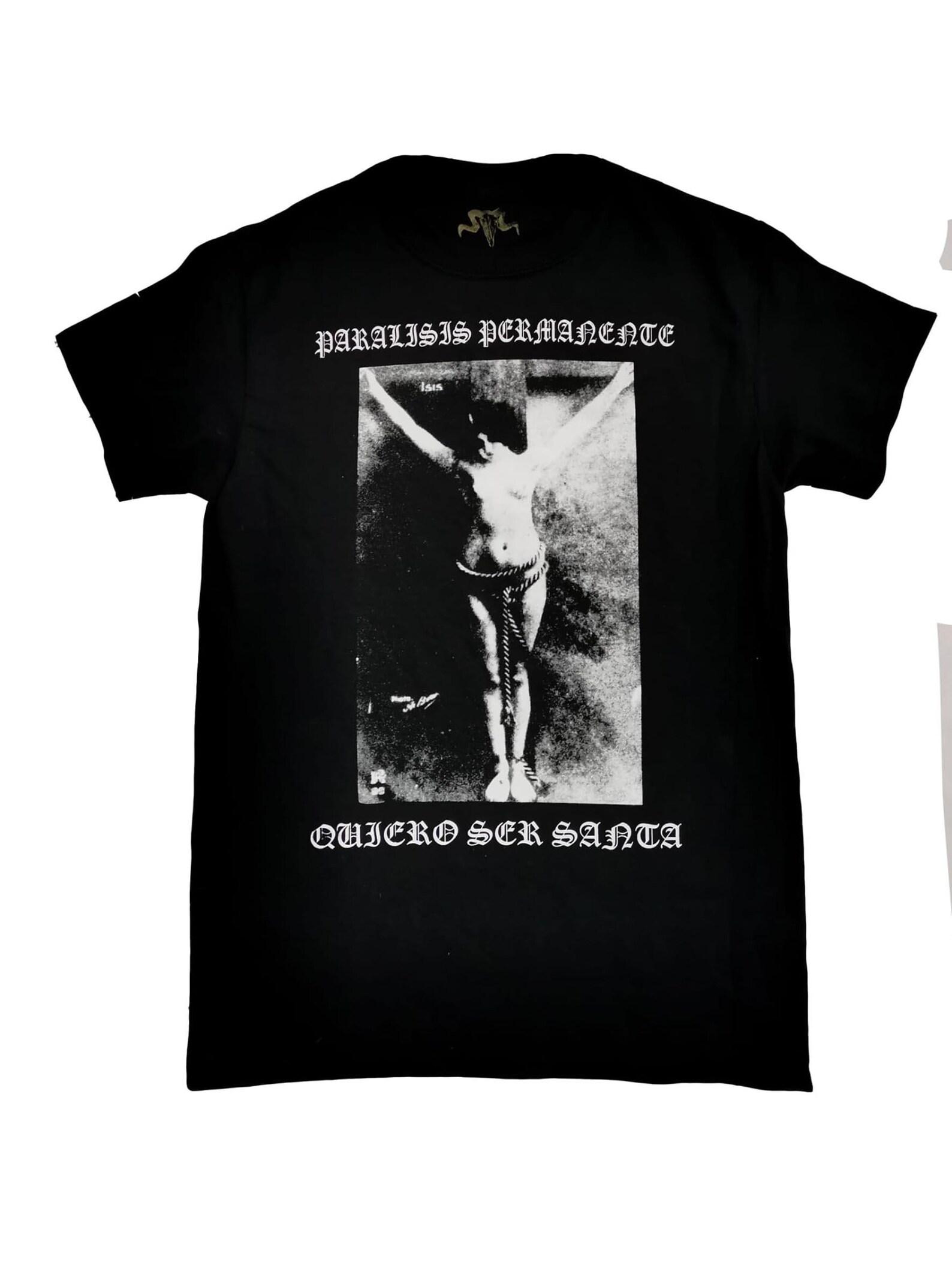 T shirt T shirt Permanent Paralysis post punk 80s punk goth unisex T shirt M