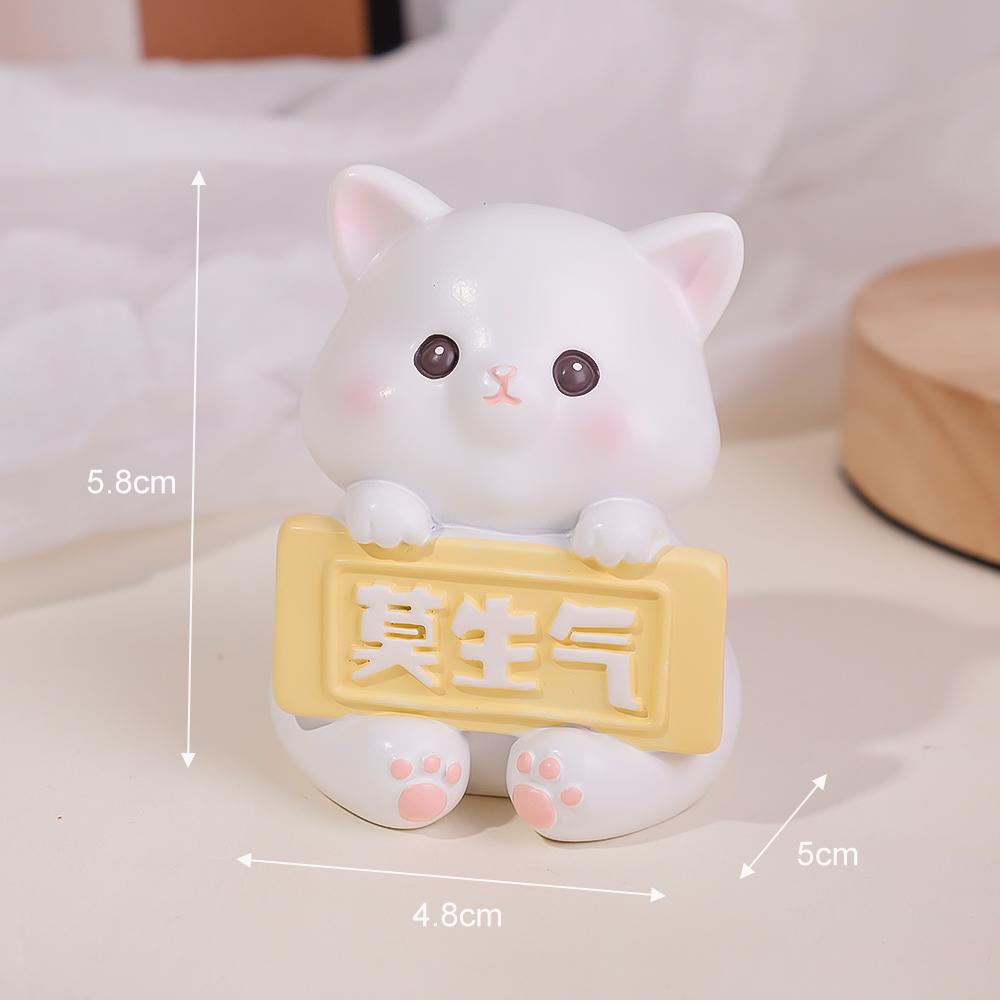 

Новые милые креативные украшения в виде животных, мультяшные украшения в виде котенка сиба-ину, офисное украшение для рабочего стола, приборной панели автомобиля, зеркала из смолы