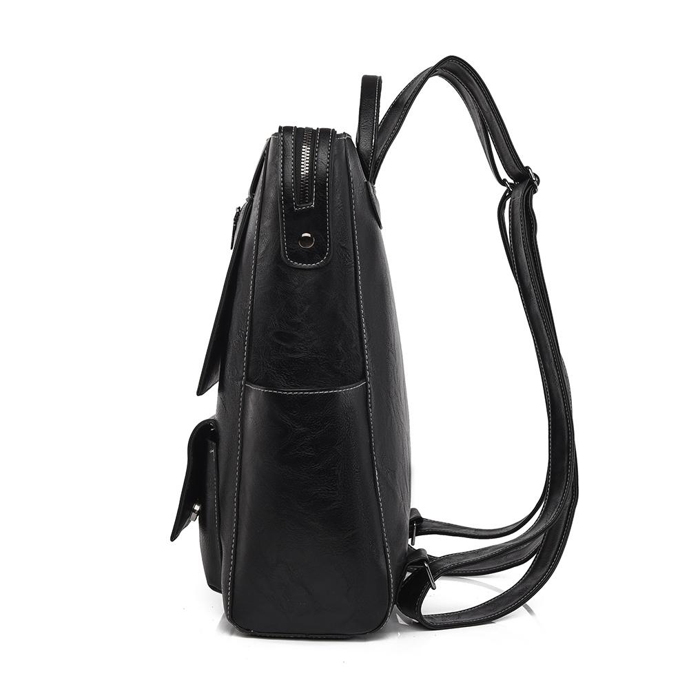 Damen Rucksack aus weichem Leder mit großem Fassungsvermögen, Business-Reisetasche