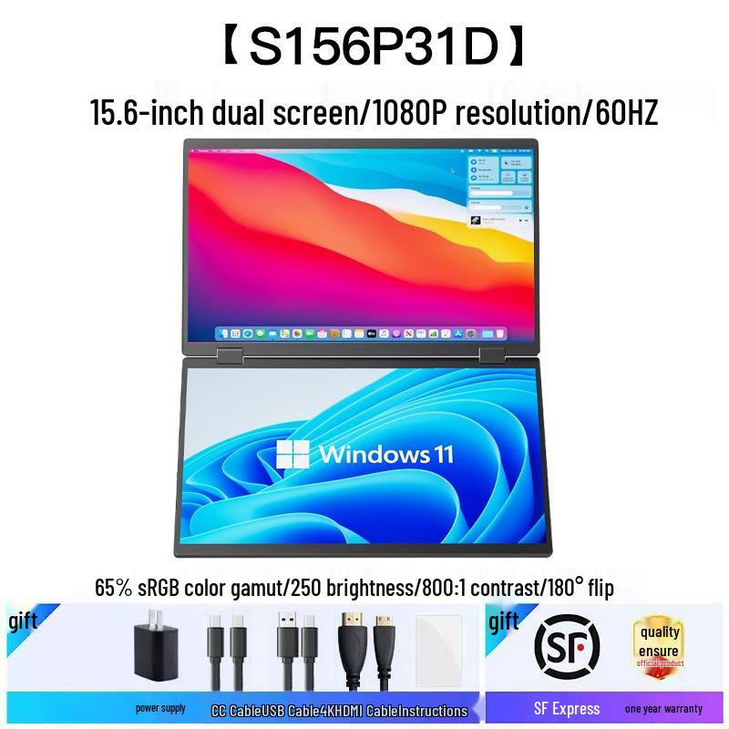 15.6" 4K Touch OLED 144Hz Portable Display for Switch