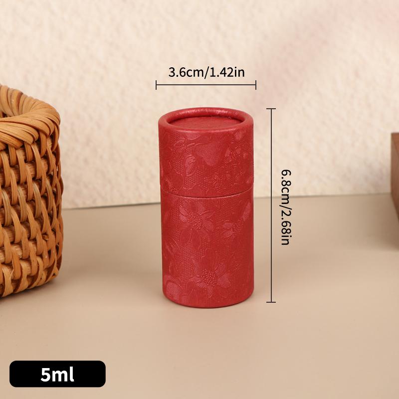 

Universal Cylindrical Gift Box - 1Pcs Kraft Paper Container for Essential Oil Bottles & Tea - Eco-Friendly Packaging Solution