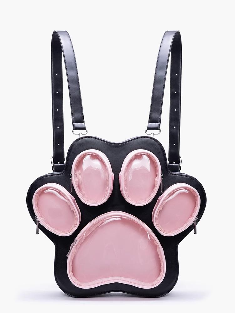 Nowa Wielowarstwowa Łapa Kota Japońska Urocza Dziewczyna Ulzzang Torba Ita Modny Plecak Crossbody o Dużej Pojemności Y2K Itabag