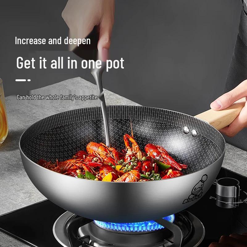 

COOKER KING Little Yellow Duck 316 Stainless Steel Wok