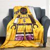 1 Stück Lakers LeBron Flanelldecke, Weich Hautfreundlich mit Digitaldruck, Verschiedene Größen erhältlich für Familie, Freunde, Geburtstag