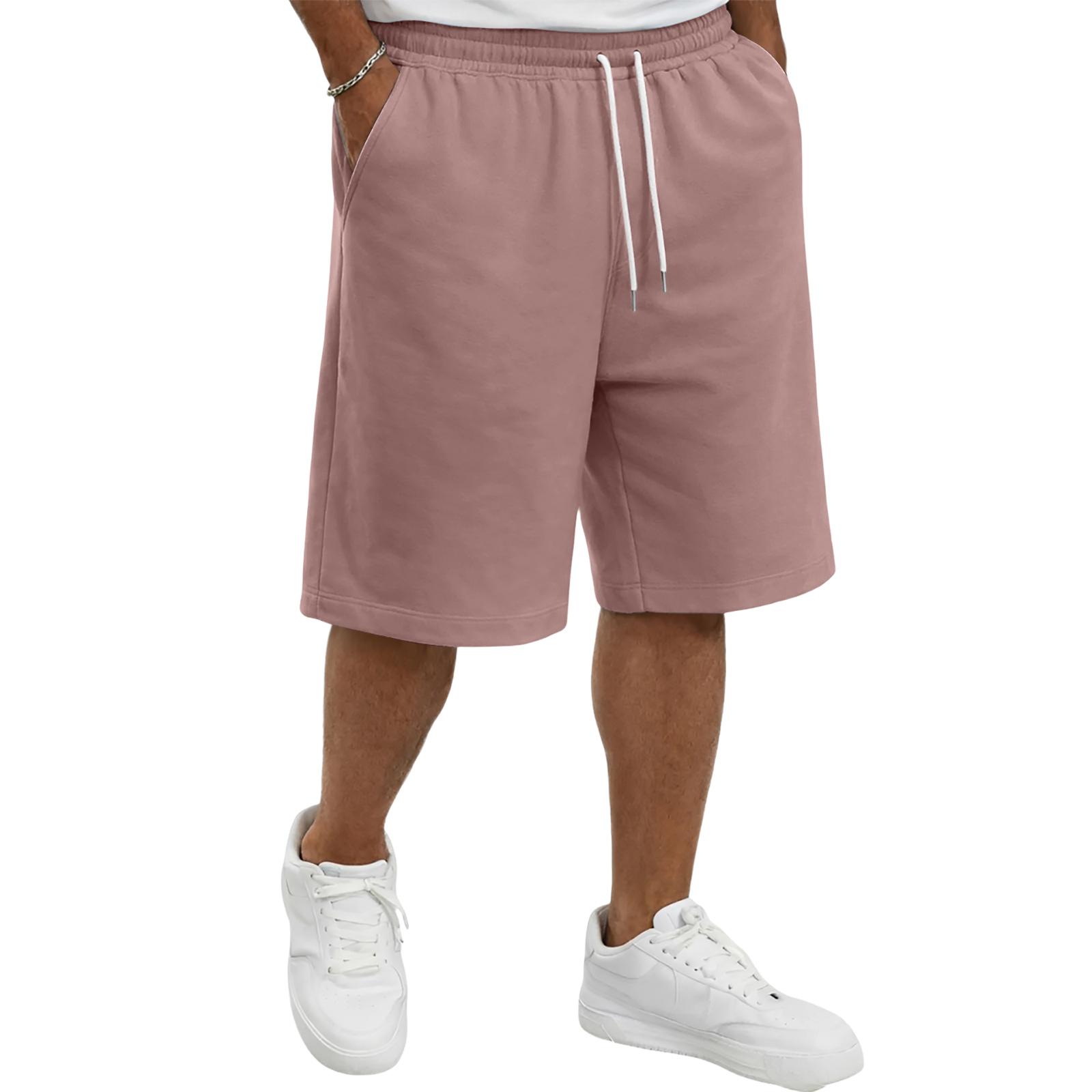 Ren Peishi Heren Casual - Geweven Shorts met Trekkoord XXXXXL watermeloen rode kleur