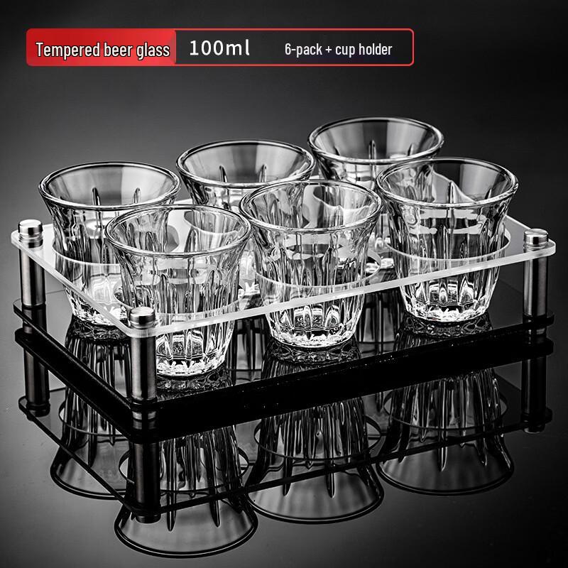 Wine Glass Set with Rack