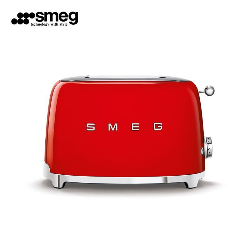 SMEG Retro Toaster 2-Slice Bread Toaster Automatic Breakfast Maker TSF01 EU Plug