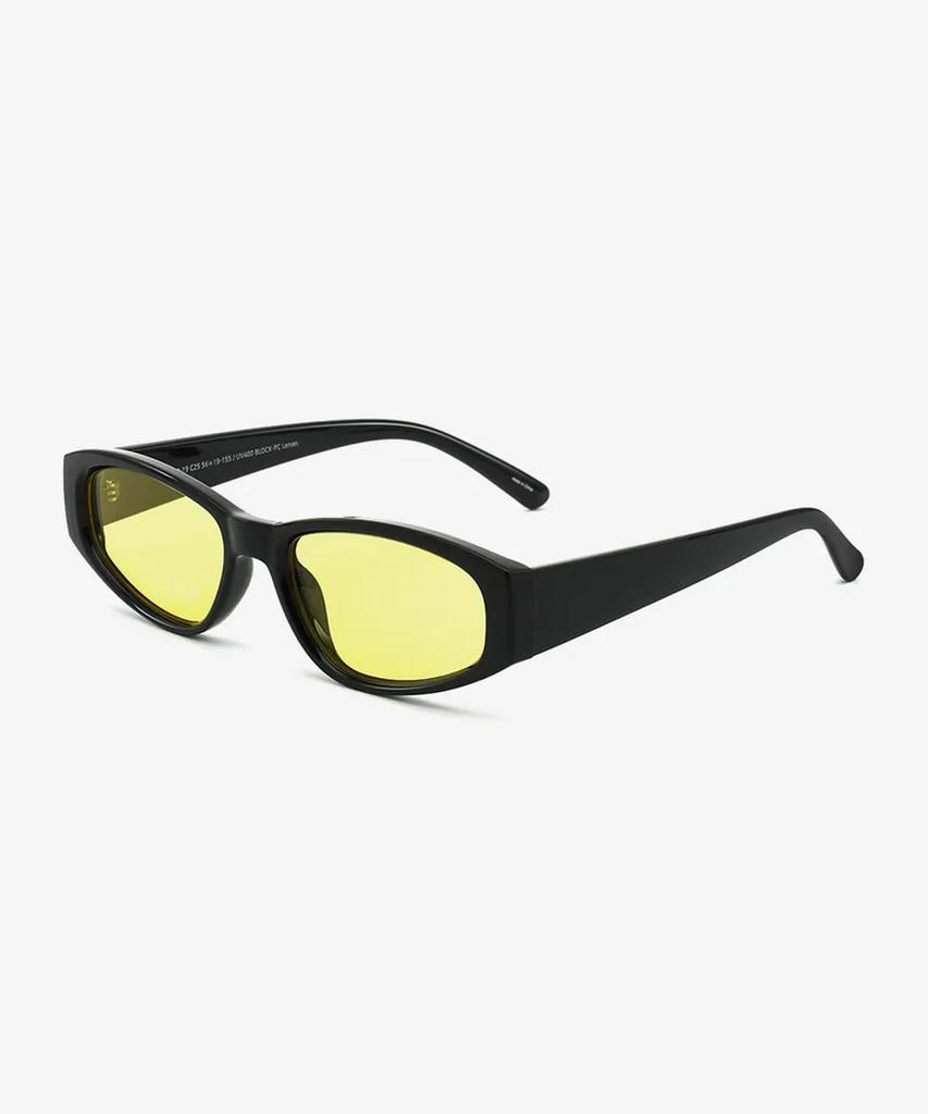 Seutailwokeu Black Tinted Cat-Eye Style Work Tr90-19 C25 Style Work Sunglasses