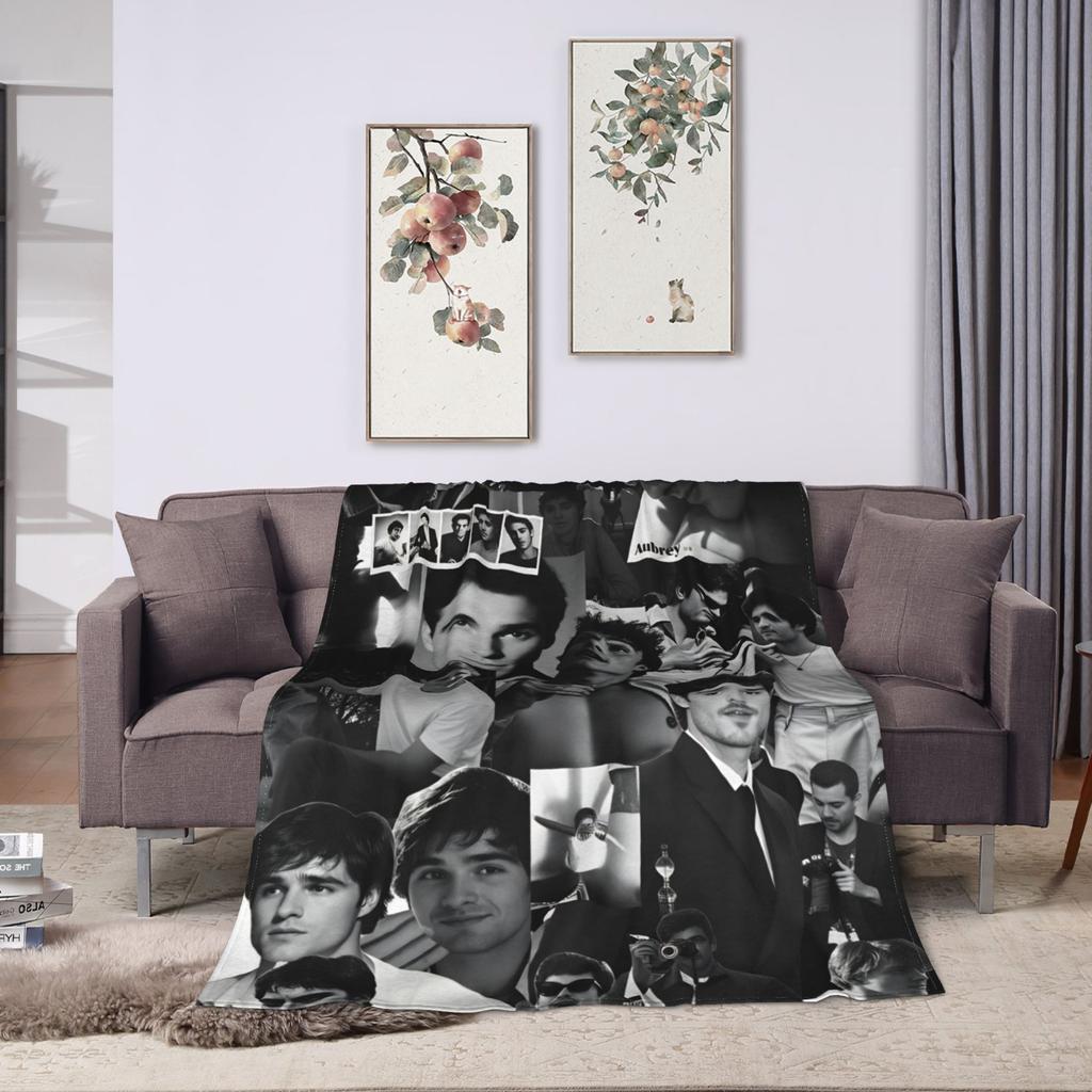 Jacob Elordi Blankets Quality Soft Warm  Throw Blanket Winter Travel Office Couch Bed Print Bedspread