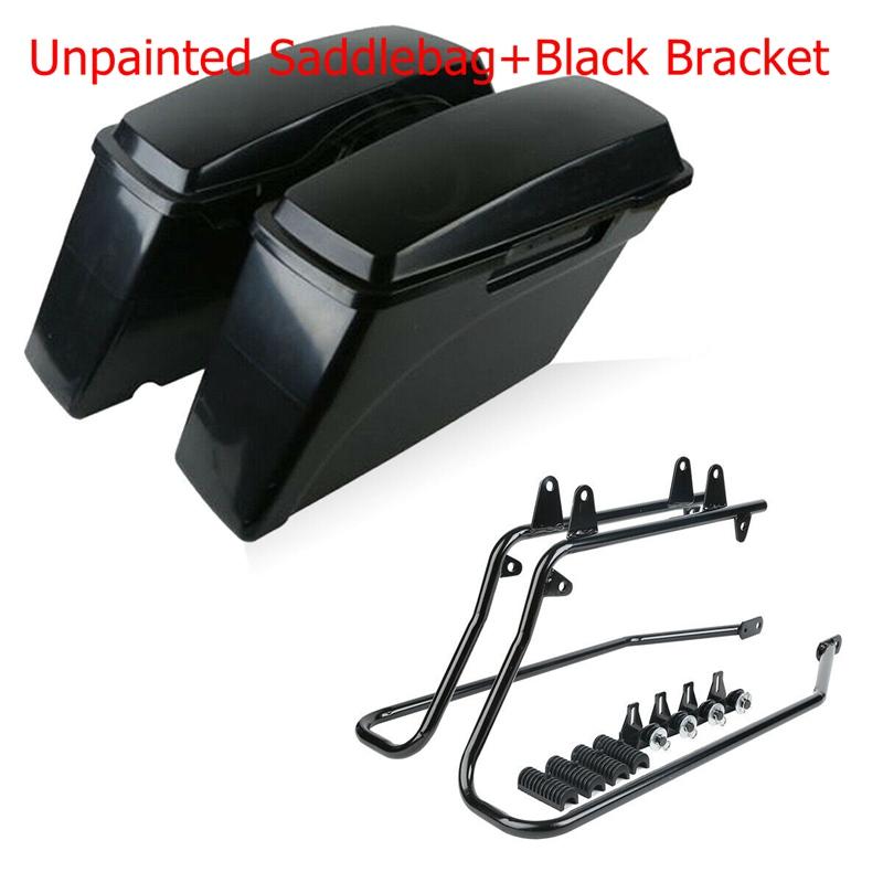 Motorcycle Hard Saddlebags Conversion Bracket Mounts For Harley Softail Heritage Deluxe 1984-2016