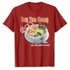 Tom Yum Goong Thai Food Aquarell T-Shirt für Unisex Damen Lässig Kurzarm Rundhals Entspannte Passform Hochwertige Baumwolle Oberteile T-Shirt
