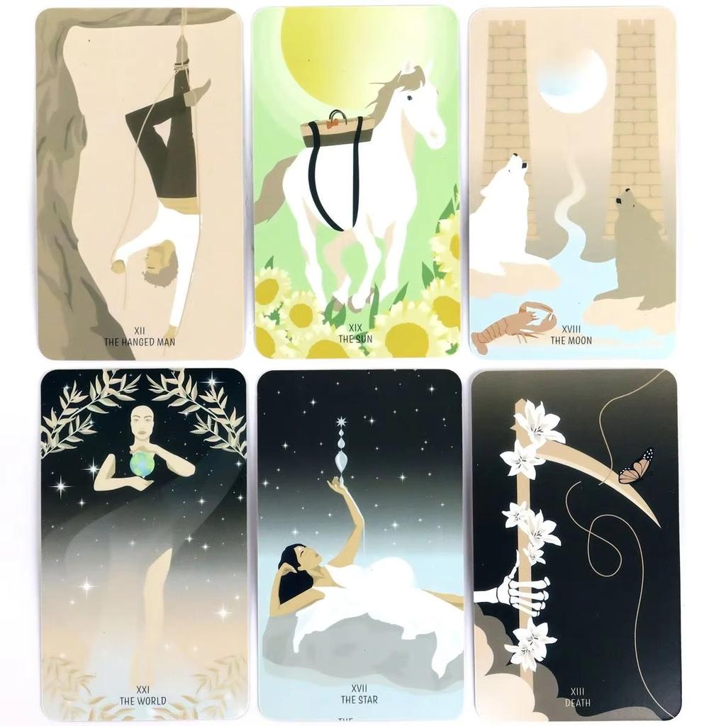 Divine L'Âme Chercheuse Tarot Kit de Tarot Jeu Unisexe Cartes Oracle Magiques