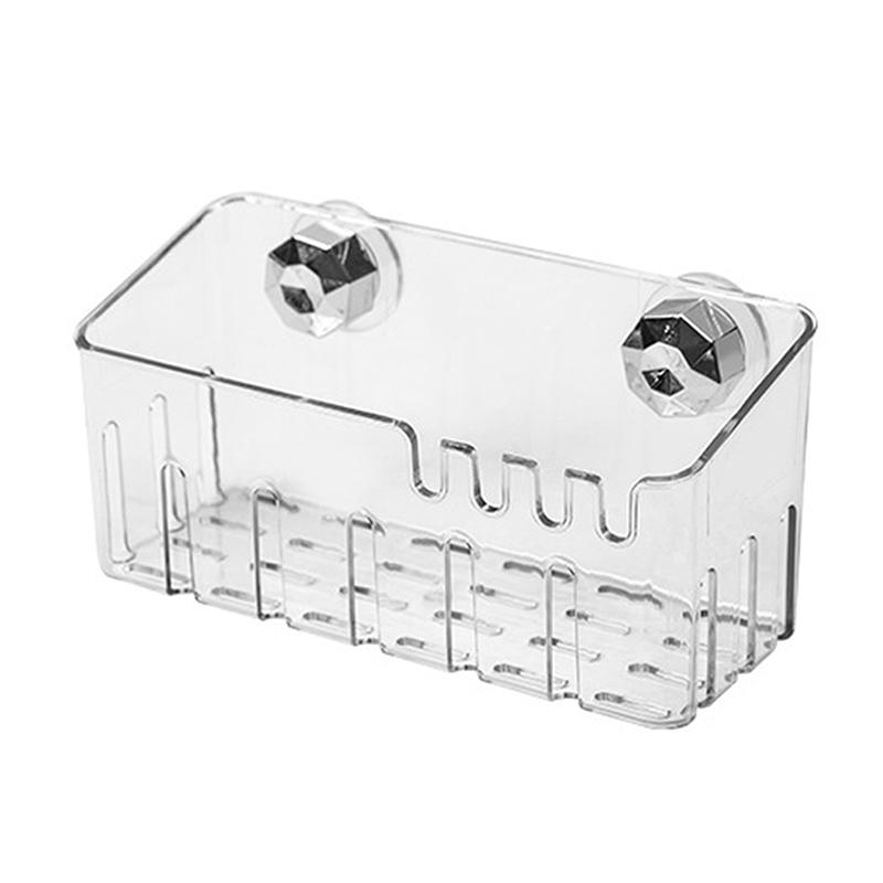 

Присоска Стойка для раковины Стойка для слива под кран Многофункциональная корзина Кухонная подставка для губки Органайзер без сверления прозрачный