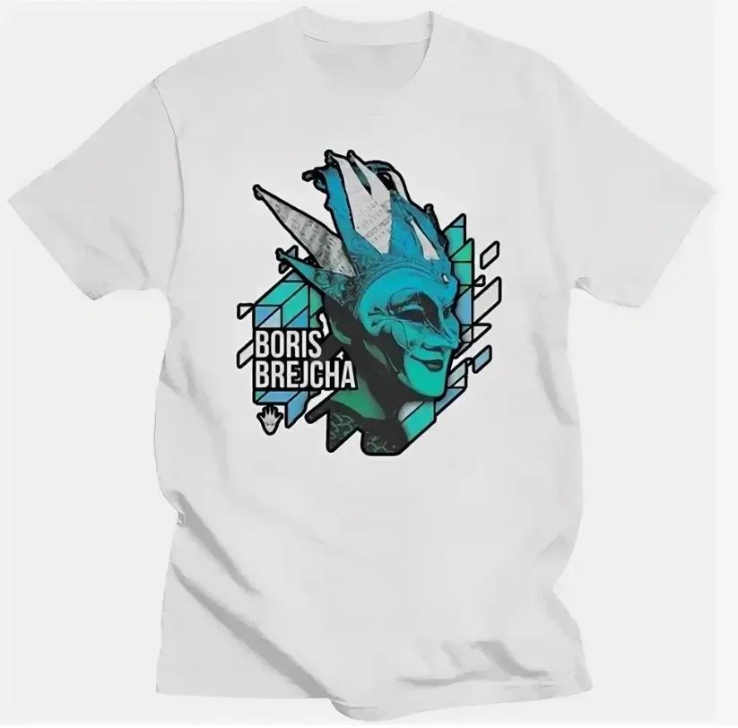 Harajuku Hip-hop Boris Brejcha Dj Mask Cool Short Men Women Tee Shirt Male Summer Fashion Hipster  Y2K  Hot Product