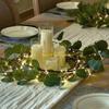 70In Artificial Eucalyptuses Vine Garlands With 96 Warm White LED Lights For Christmas Wedding Parties Homes Decors D57B