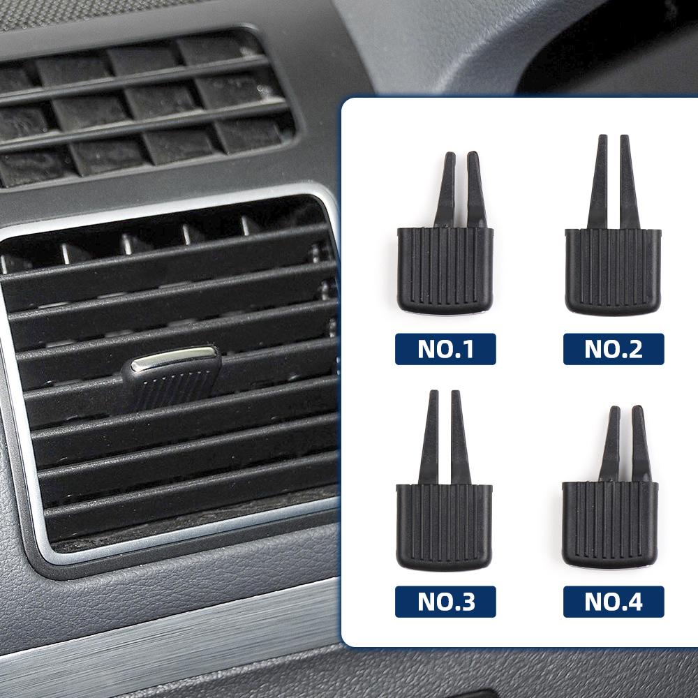 Für VW Touran 2005-2015 Schwarzer Auto Front Klimaanlage Lüftungsgitter Auslass Lasche Clip Reparaturset 1TD819703A