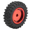 2Pcs Truck Wheel Rubber Tire 55mm Dia Aluminium Alloy Fit for WPL D12 1Celsius10 RC Car