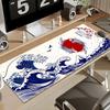 Tappetino per Mouse Arte Computer Giappone La Grande Onda di Kanagawa Tappetino Mouse Gaming Grande Gamer XL Gomma Otaku Tappetino Tastiera Tappetino Scrivania Laptop