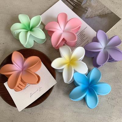 Mode Mattierte Eierblume Haarspange Hai Haarnadel Haarspangen Pferdeschwanzhalter Sommer Strand Haarspange Kopfschmuck Frauen