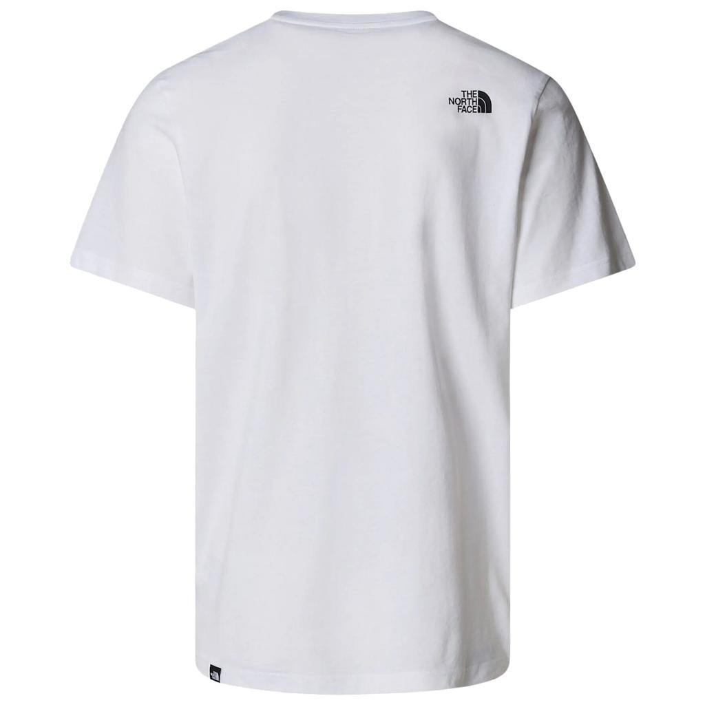 The North Face M SS Easy Tee, Mens White T-shirt
