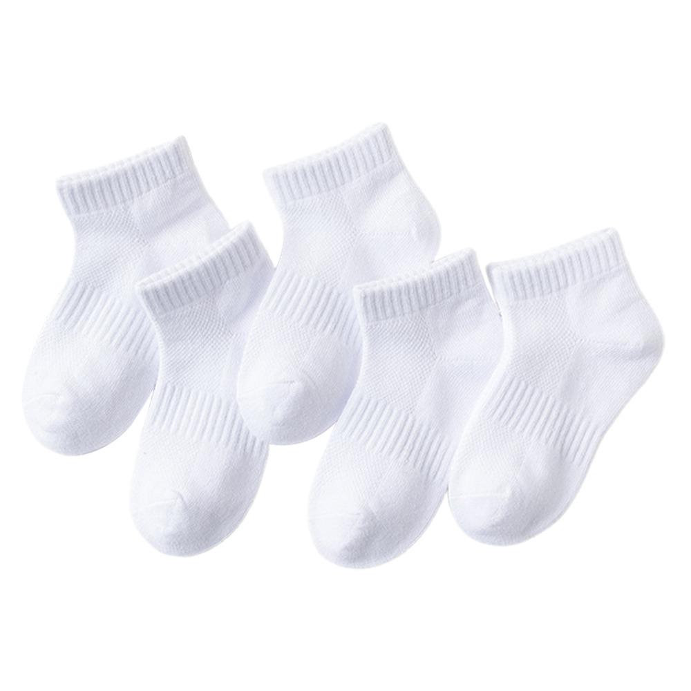 5 Pairs Thin Low Cut Socks Breathable Toddler Baby Socks Children's Ankle Socks  for Boys & Girls
