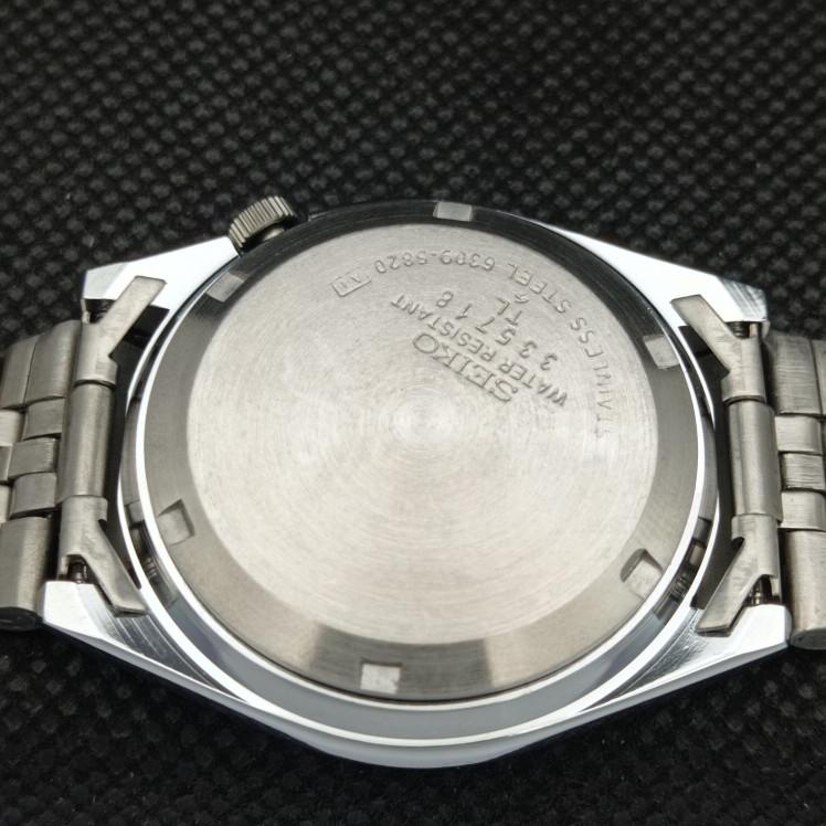 RELÓGIO MASCULINO VINTAGE SEIKO 5 AUTOMÁTICO 6349A JAPONÊS RECONDICIONADO a318895-2 Seiko-a318895