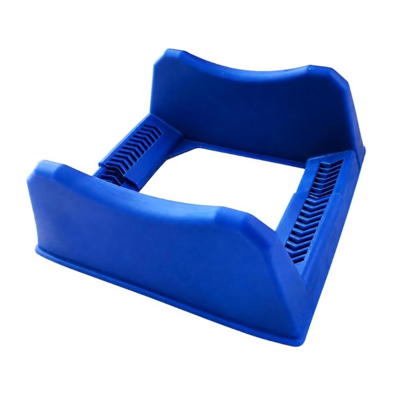 Lightweight Plastic Tire Display Stand, Open Frame Base for Automotive Shops, Storage Areas, and Home Garage Use