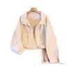 Petite Hooded Windbreaker: Casual Loose-Fit Jacket for Spring/Autumn Women