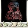 Death Note Wall Tapestry Aesthetic Wall Hanging Printed Fabric Blanket Decorative Tapestries For Bedroom Living Room Home Decor