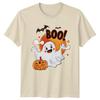 Boo TShirt Cute Halloween Ghost Pumpkin Halloween Gift For Him And Her