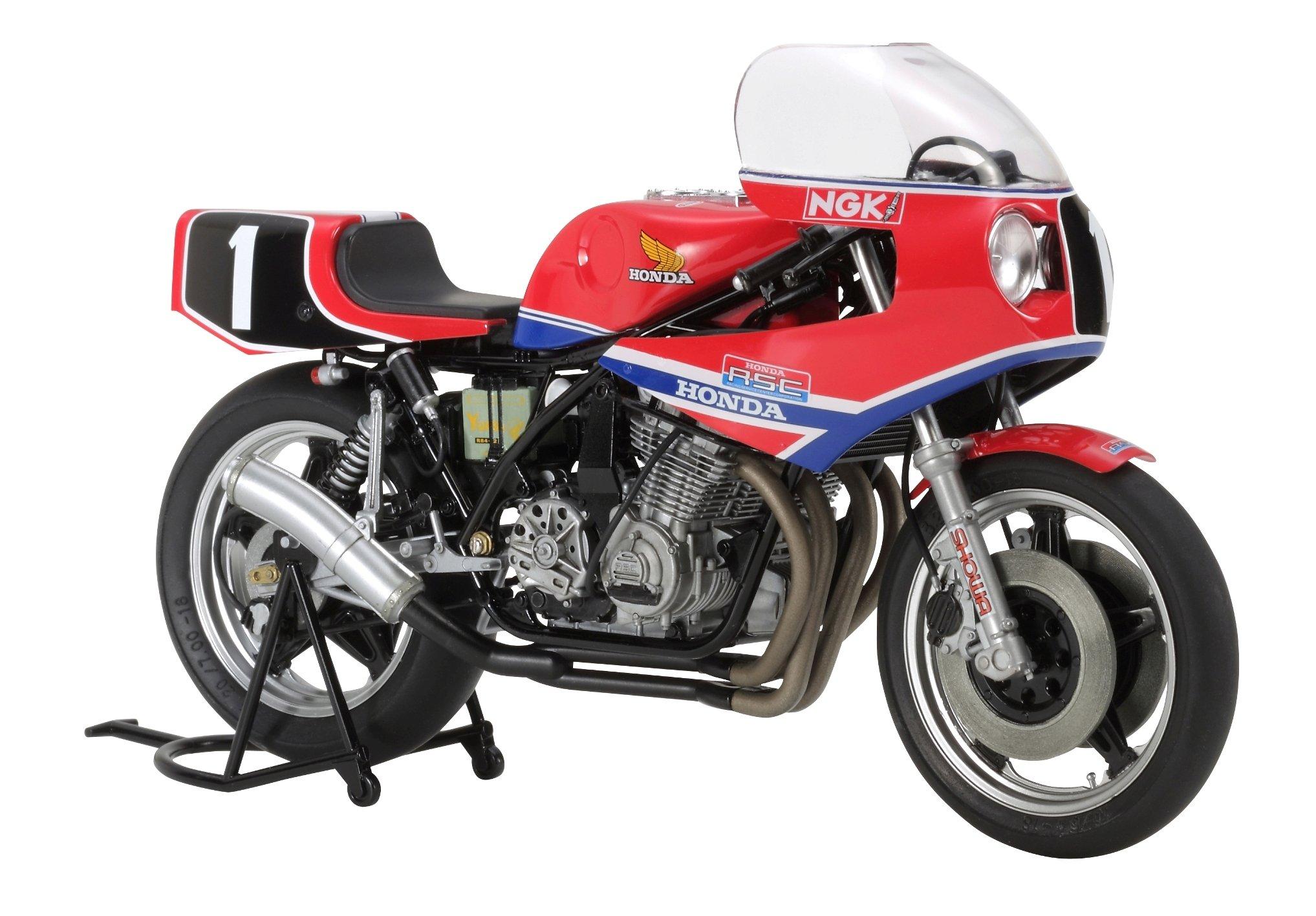 

Tamiya 1/12 Motorcycle Series No. 14 Honda RS1000 Endurance Racer Plastic Model 14014