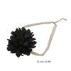 Stylish Double Layer Necklace Floral Choker Imitation Pearls Choker Vintage Neck Jewelry Elegant Flower Choker for Women