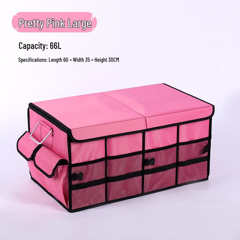 Large Capacity Folding Car Trunk Organizer & Storage Box