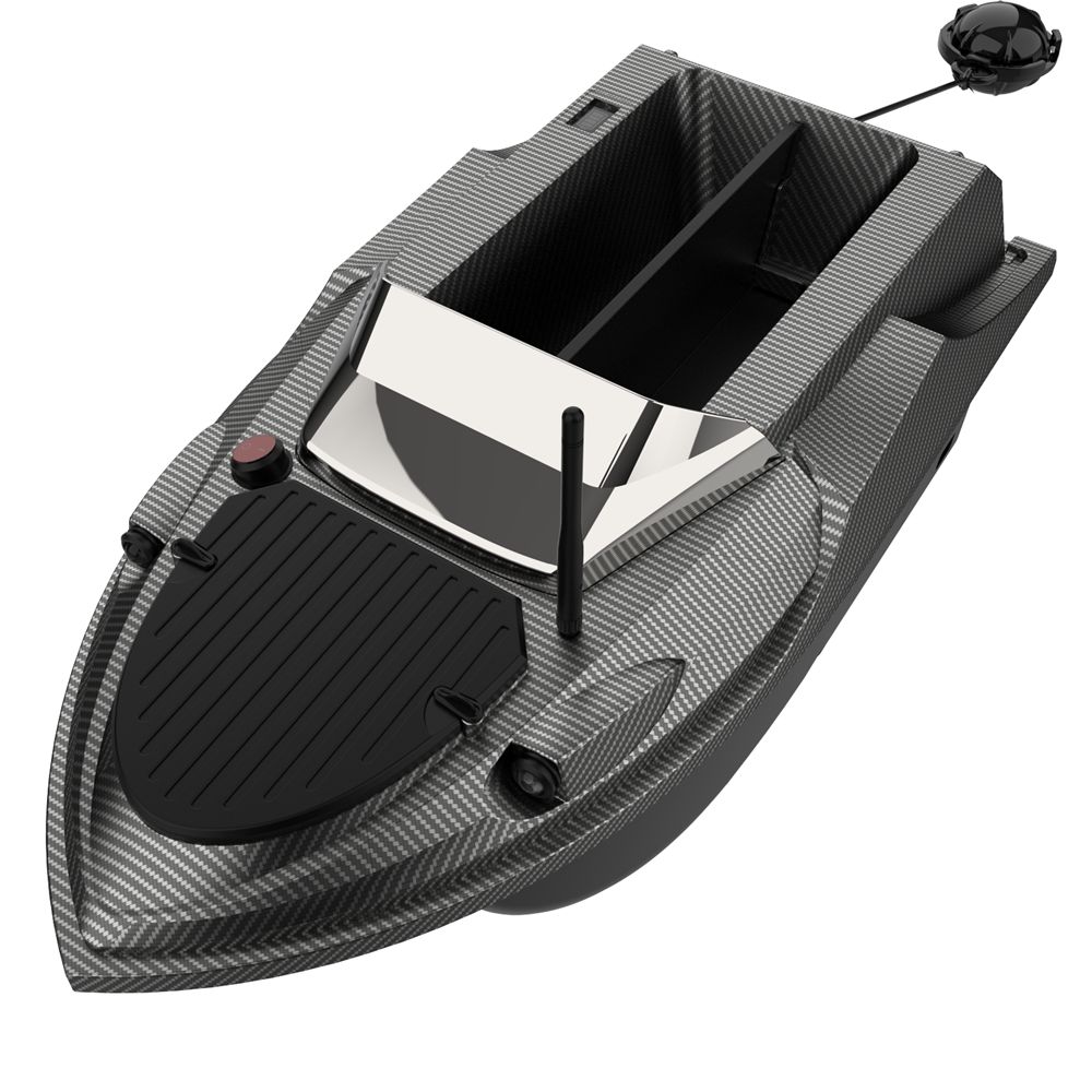 GPS Fishing Bait Boat Flying V080 800M Remote Control Bait Boat Dual Motor Fish Finder Automatic Return 12000mAh Battery 3KG Loading Support