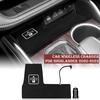 Car Wireless Charger Pad Stable Fast Charging For Toyota Highlander 2020-2025 Center Console Storage Box Decoration Accessories