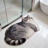 Ginger Cat Bathroom Carpet 40*60cm Bedroom Door Small Rug  Living Room Tea Table Bedside