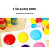 Children's Gouache Watercolor Finger Paint Tray Set