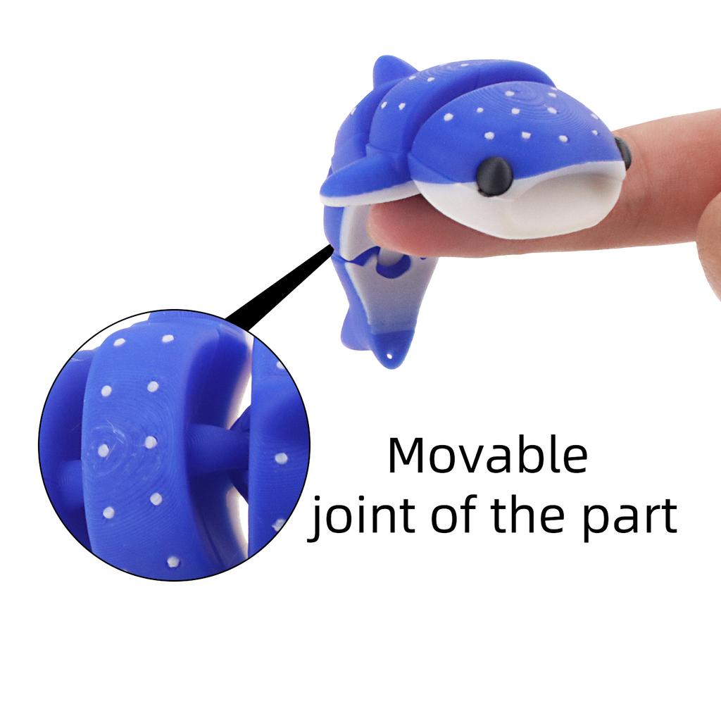 3D Printed Fish Statues, Desktop Decorations, Home and Office Decorations, Fidget Sensory Toys and Gifts Can Be Placed