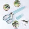 Five-Layer Stainless Steel Multi-Functional Kitchen Scissors for Herbs and Vegetables