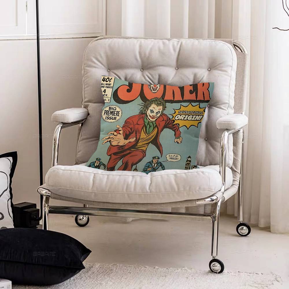 Thriller JJoker Cushion Cover Polyester Sofa Cushions Decorative Throw Pillows Home Decoration Pillowcover