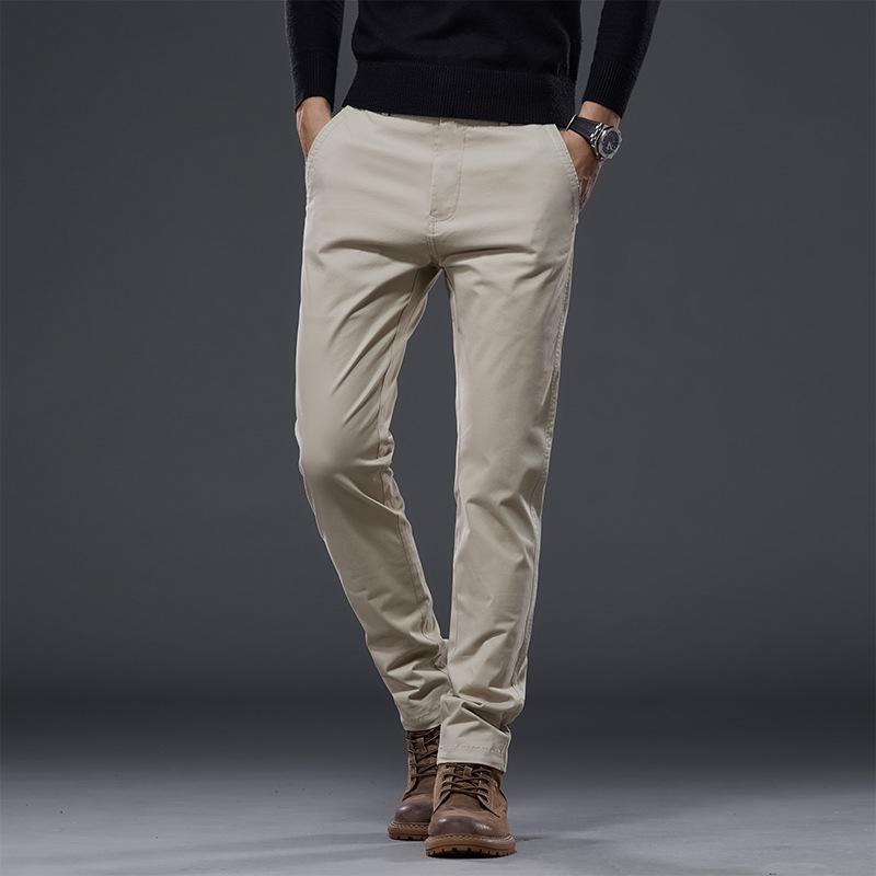 

2024 Весна и Осень Новые Деловые Повседневные Брюки Мужские Прямые Свободные Мужские Брюки Вестерн Брюки Рабочие Длинные Брюки 38 абрикосовый света