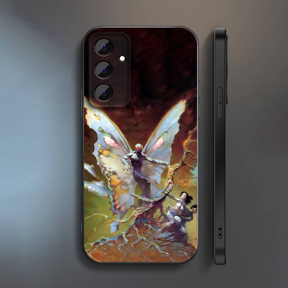 F-Frank F-Frazetta Art Phone Case For Samsung S26,S24,S22,S25,S23,S30,S21,Ultra,Plus,5G ,Fe,Lite Shockproof Cover SamsungS30Plus