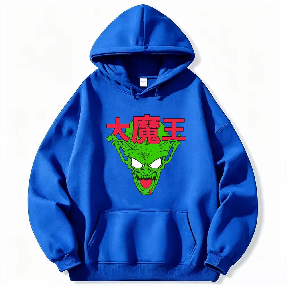 Dragon Ball Men's Hoodie Piccolo Print High Quality Warm Autumn Winter Anime Hoodie Hip Hop Outdoor Fashion Pullover