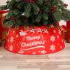 Christmas Tree Collar Collapsible Fabric Christmas Tree Skirt Surround Base for Christmas Tree Skirt Decoration 2024