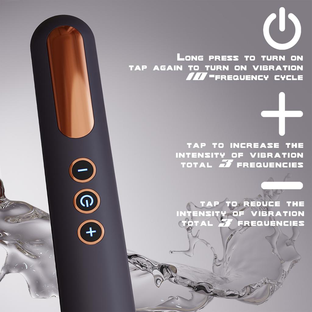 Vibrating AV Wand with 10 Modes Powerful Vibrating Massager Clitoral Stimulator G-Spot Vaginal Massager Female Adult Erotic Products