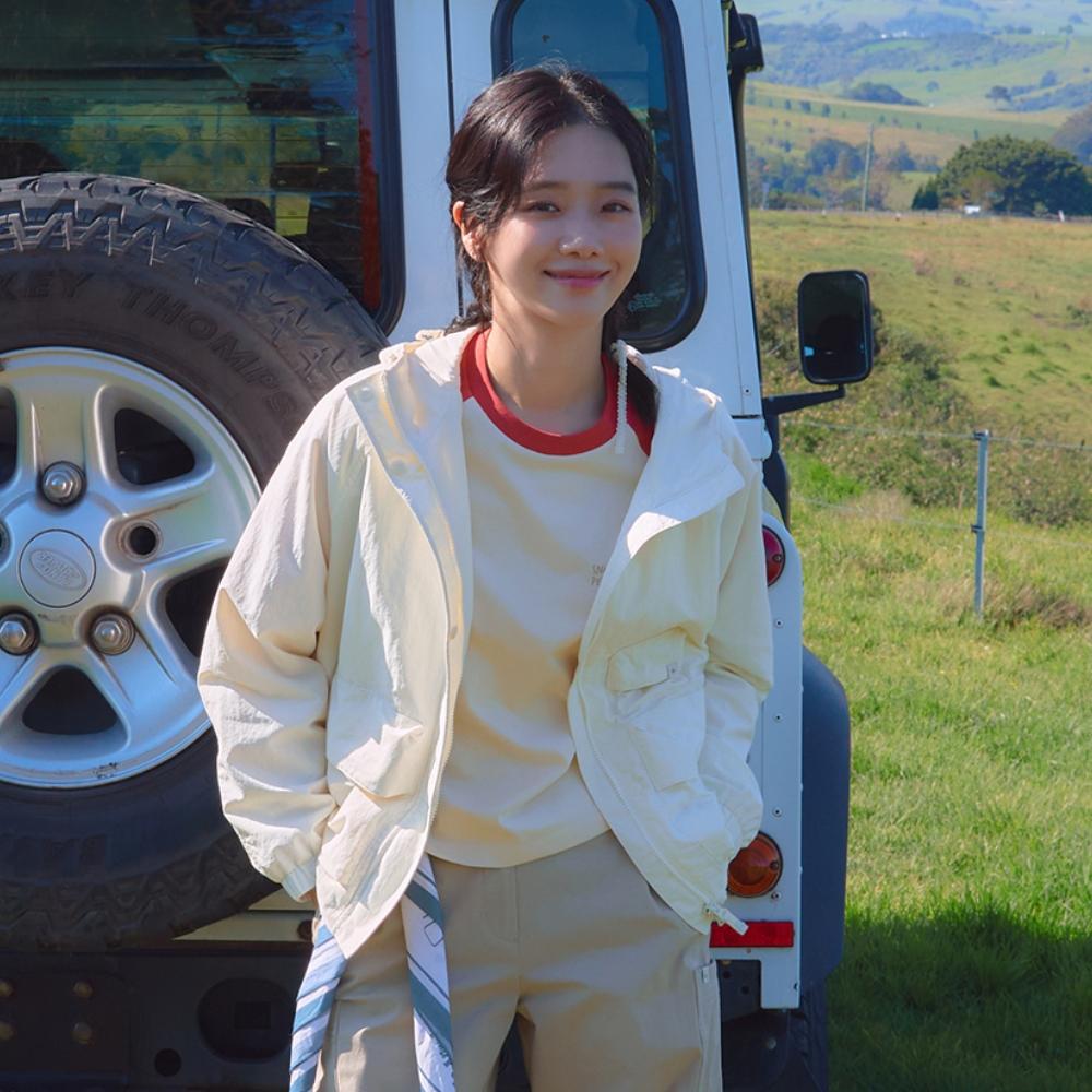 SNOWPEAK Campul Women's Utility Windbreaker Butter Ivory (S26ZWCWB11)