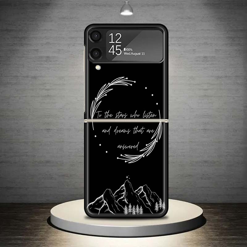 Ein Hof aus Nebel und Zorn Sarah J Maas Handyhülle Für Samsung Galaxy Z Flip 7 6 5 4 3 5G Stoßfeste Hülle Z Flip7 Flip6 ZFlip5 Flip3